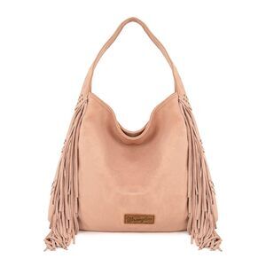 8742 Wrangler Fringe Suede Hobo Bag Leather Western Fringe Purse Tassel